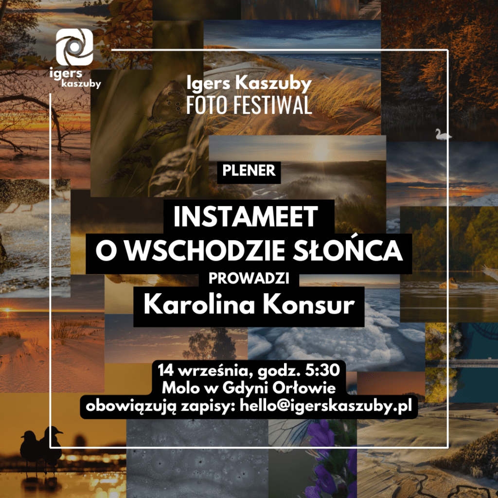 Instameet o wschodzie słońca – plener z Karoliną Konsur w Orłowie